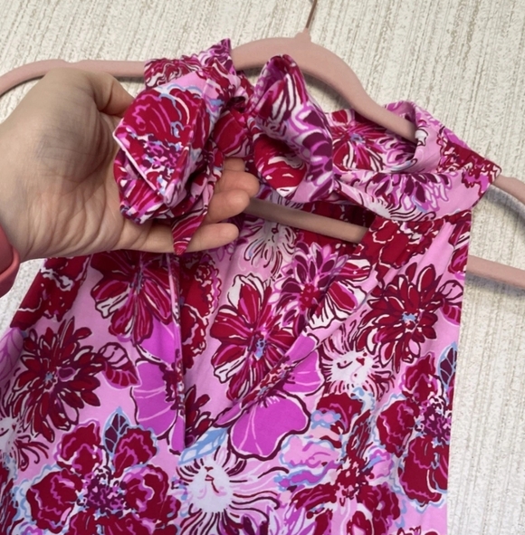 Lilly Pulitzer Size Medium Wyota Maxi Dress In Lilac Thistle In The Wild Pink - Picture 12 of 12